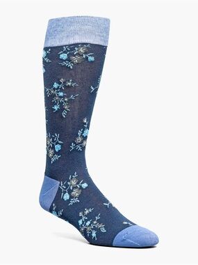Stacy Adams FLOWERING VINE Men's Crew Dress Socks NWT